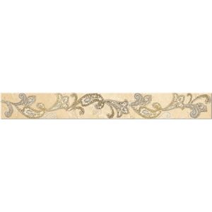 Бордюр Azori «Sfumato» Beige Paisley (декор) 50.5Х6.2 Бордюр Azori «Sfumato» Beige Paisley (декор) 50.5Х6.2