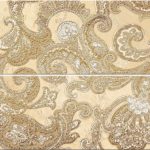 Плитка Azori «Sfumato» панно Beige Paisley 50.5х40.2 (2 шт.)