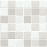 Керамическая мозаика Starmosaic “Homework” Grey Mix Glossy (сетка 30.6Х30.6Х0.6 см, чип 48Х48 мм)