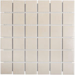 Керамическая мозаика Starmosaic “Homework” Light Beige Matt (сетка 30.6Х30.6Х0.6 см, чип 48Х48 мм)