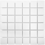 Керамическая мозаика Starmosaic “Homework” White Matt (сетка 30.6Х30.6Х0.6 см, чип 48Х48 мм)