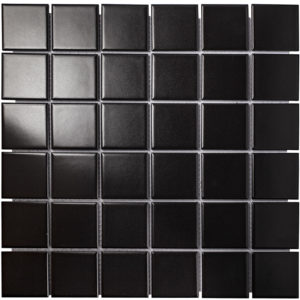 Керамическая мозаика Starmosaic “Homework” Black Matt (сетка 30.6Х30.6Х0.6 см, чип 48Х48 мм) Керамическая мозаика Starmosaic “Homework” Black Matt (сетка 30.6Х30.6Х0.6 см, чип 48Х48 мм)
