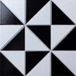 Керамическая мозаика Starmosaic “Homework” Triangolo Chess Matt (сетка 27.85Х27.85Х0.6 см)