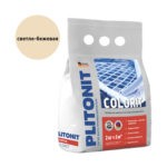 Затирка Plitonit Colorit светло-бежевая 2 кг