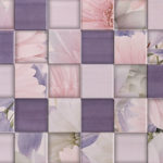 Плитка настенная Gracia Ceramica «Aquarelle» lilac wall 03 (60Х25 см)