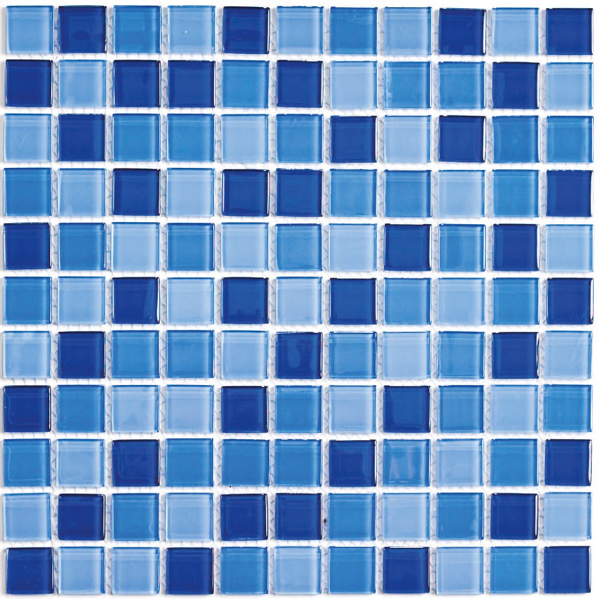Стеклянная мозаика Bonaparte Blue wave-1 (сетка 30Х30Х0.4 см) Стеклянная мозаика Bonaparte Blue wave-1 (сетка 30Х30Х0.4 см)