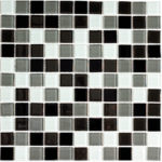 Стеклянная мозаика Bonaparte Carbon mix (сетка 30Х30Х0.4 см)
