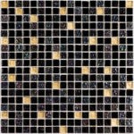 Стеклянная мозаика Bonaparte Classik night (сетка 30Х30Х0.8 см)