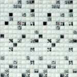 Стеклянная мозаика Bonaparte Crystal white (сетка 30Х30Х0.8 см)