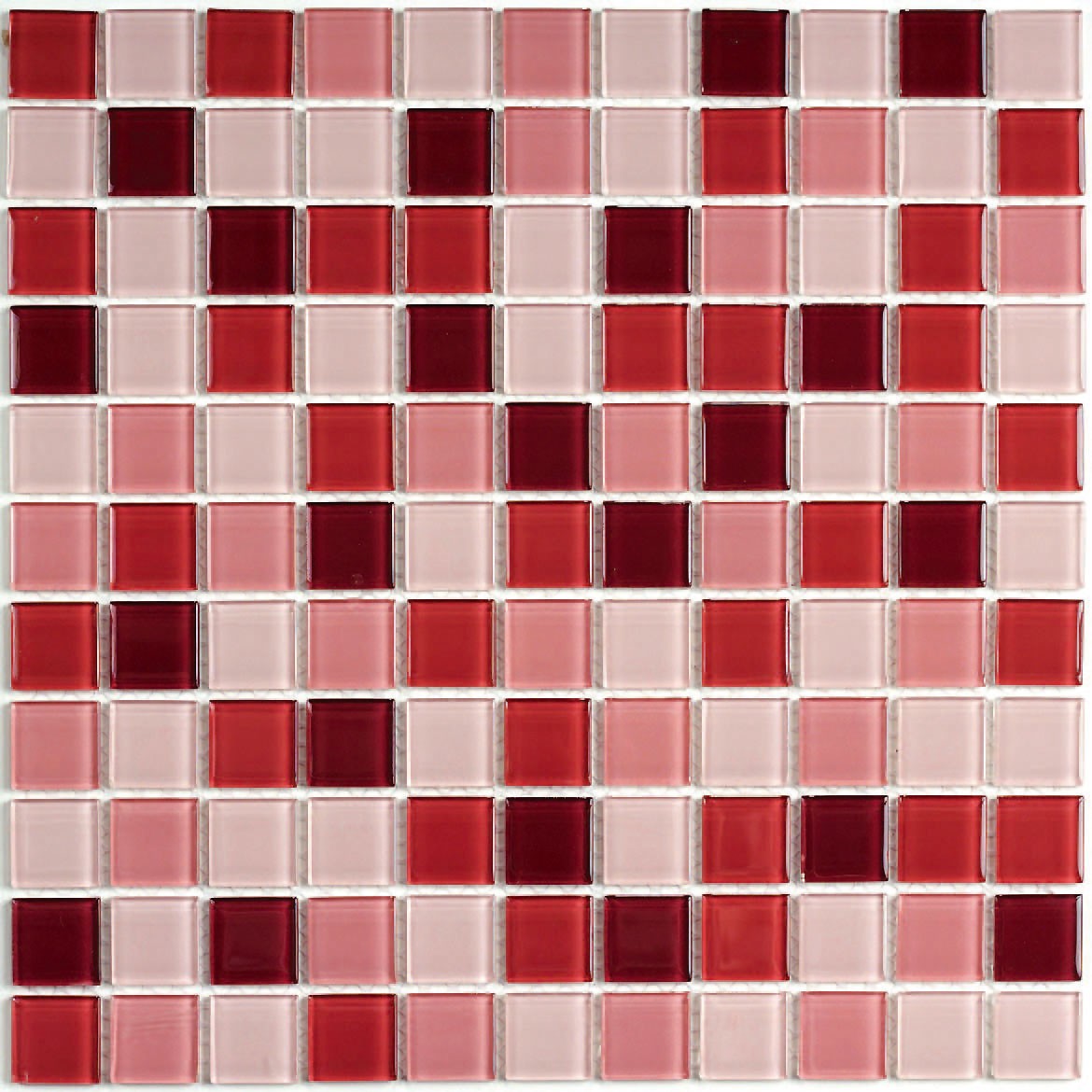 Стеклянная мозаика Bonaparte Plum mix (сетка 30Х30Х0.4 см) Стеклянная мозаика Bonaparte Plum mix (сетка 30Х30Х0.4 см)