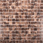 Каменная мозаика Starmosaic “Wild Stone” DARK EMPERADOR POLISHED (сетка 30.5Х30.5Х0.4 см)