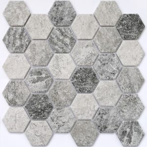 Керамическая мозаика Bonaparte Olmeto Grey (сетка 28.2X27.1Х0.6 см)