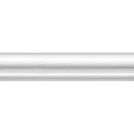 Бордюр KERAMA MARAZZI «Авеллино» багет белый BLD004 (15Х3Х0.6 см)