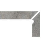 Плинтус для ступеней Interbau & Blink «Nature Art»119 Quarz Grau, правый, 2 части