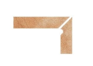 Плинтус для ступеней Interbau & Blink «Nature Art»113 Gold Braun, правый, 2 части