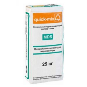 Минеральный гидроизолирующий раствор-шлам Quick-mix MDS Минеральный гидроизолирующий раствор-шлам Quick-mix MDS